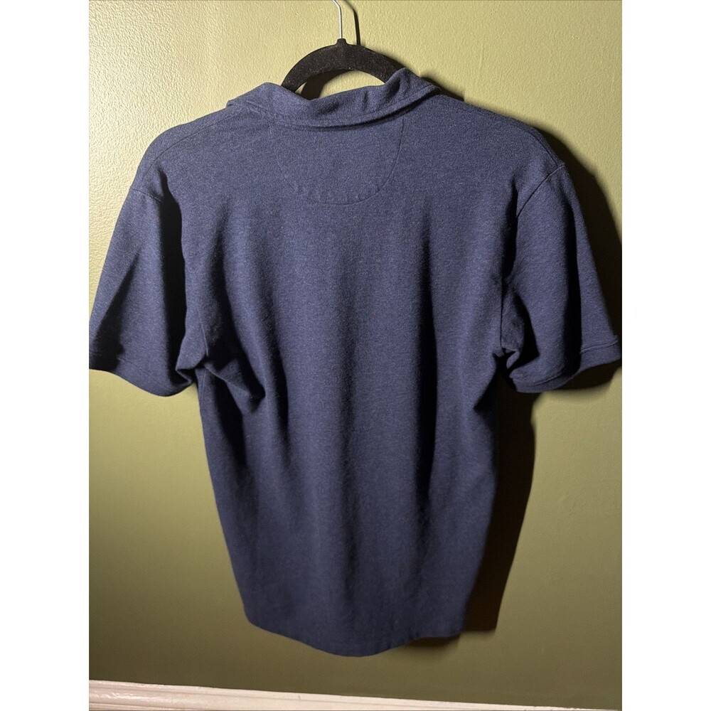 Ash & Erie Polo Shirt Mens Navy Short Sleeve Golf Performance Stretch Size Small - Picture 2 of 2